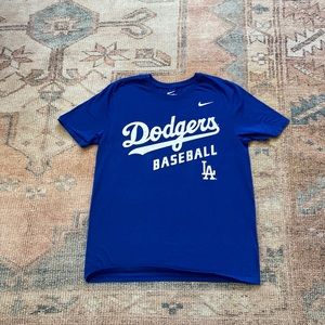 Dodgers baseball tee